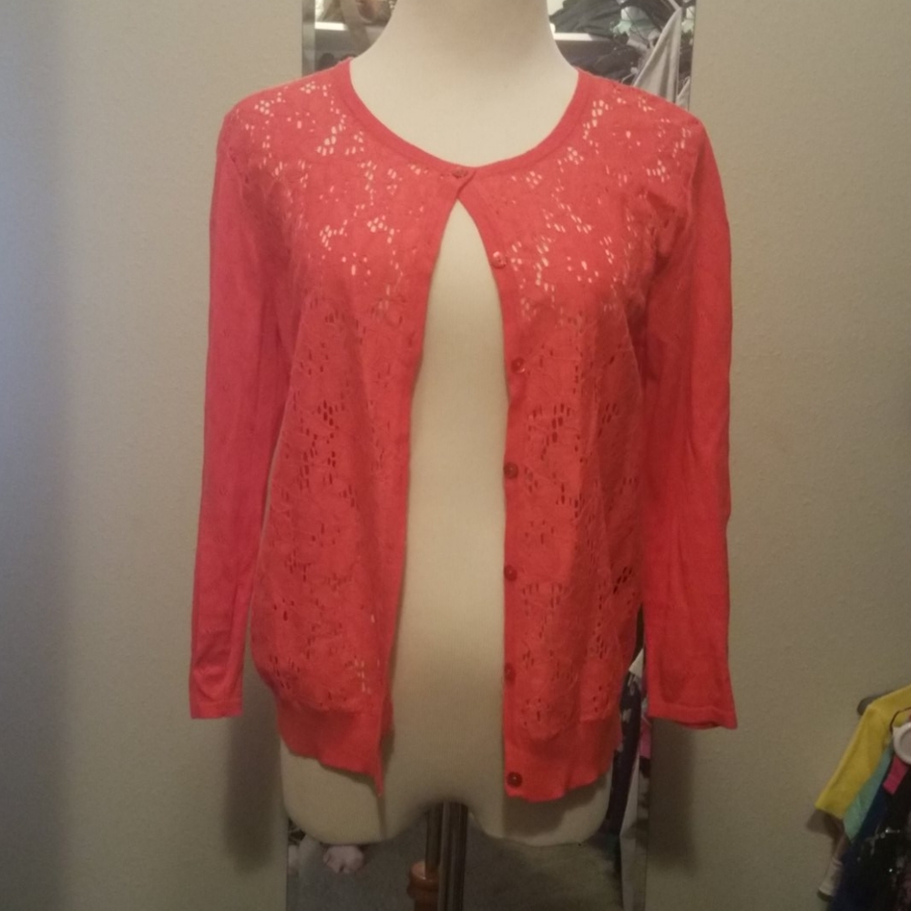 Coral Cardigan!!